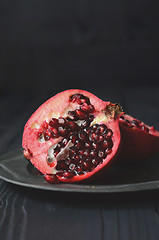 Image showing Fresh pomegranate fruit