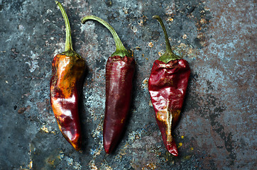 Image showing dried chili peppers