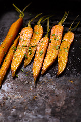 Image showing roasted carrots 