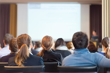 Image showing Audience in the lecture hall.