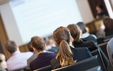 Image showing Audience in the lecture hall.