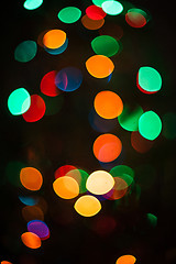 Image showing New year bokeh background