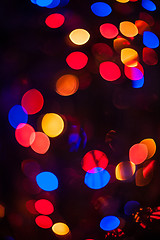 Image showing New year bokeh background