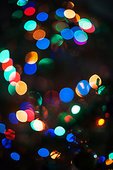 Image showing New year bokeh background