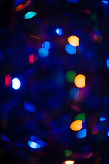 Image showing New year bokeh background