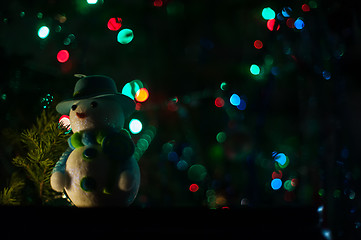 Image showing New year bokeh background