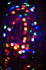 Image showing New year bokeh background