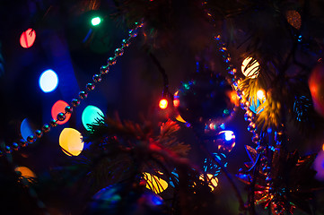 Image showing New year bokeh background