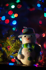 Image showing New year bokeh background