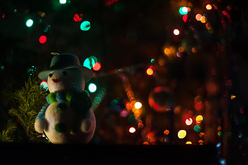 Image showing New year bokeh background