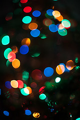 Image showing New year bokeh background