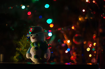 Image showing New year bokeh background