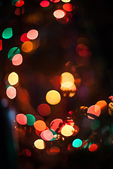 Image showing New year bokeh background