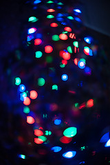 Image showing New year bokeh background