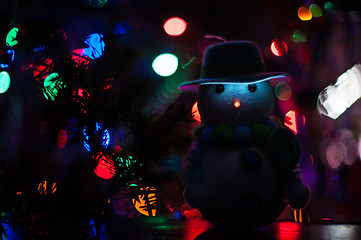 Image showing New year bokeh background