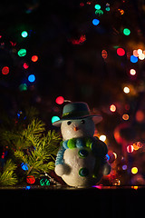 Image showing New year bokeh background