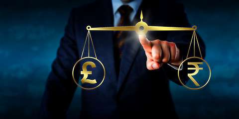 Image showing Trading The Pound At Par With The Indian Rupee