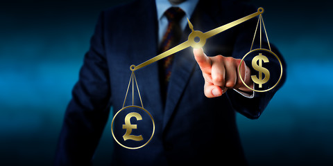 Image showing British Pound Sterling Outweighing The US Dollar