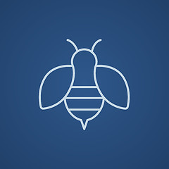 Image showing Bee line icon.