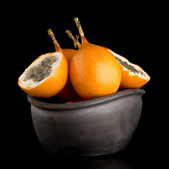 Image showing Passion fruit maracuja granadilla