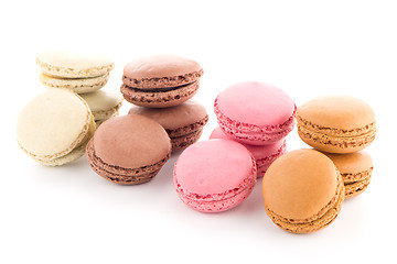 Image showing Colorful French Macarons