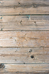 Image showing Rustic weathered barn wood