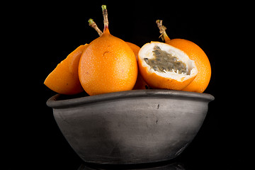 Image showing Passion fruit maracuja granadilla