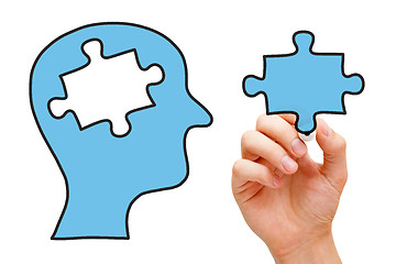 Image showing Puzzle Head Concept