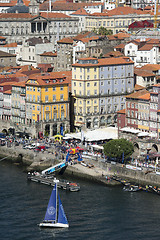 Image showing EUROPE PORTUGAL PORTO RIBEIRA OLD TOWN DOURO RIVER