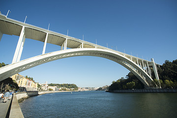 Image showing EUROPE PORTUGAL PORTO RIBEIRA PONTE DA ARRABIDA