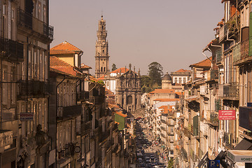 Image showing EUROPE PORTUGAL PORTO RIBEIRA CHURCH IGREJA DOS CLERIGOS