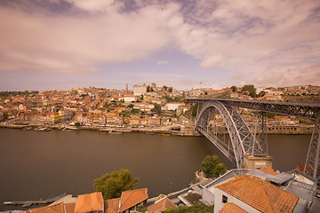 Image showing EUROPE PORTUGAL PORTO RIBEIRA OLD TOWN DOURO RIVER