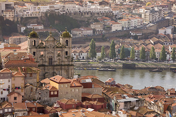 Image showing EUROPE PORTUGAL PORTO RIBEIRA OLD TOWN CHURCH