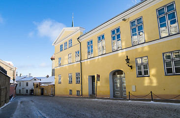 Image showing Street in old town Tallinn 