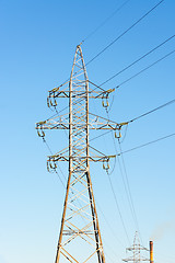 Image showing High voltage power line.