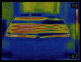Image showing Car Window Heater Infrared