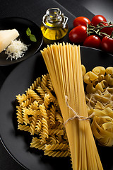 Image showing Pasta with ingredients