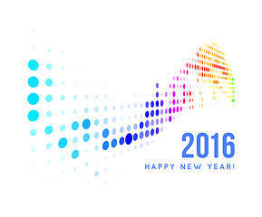 Image showing Happy 2016 new year