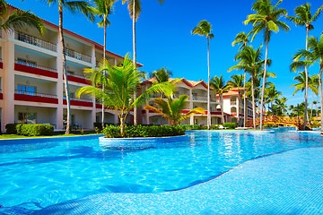 Image showing Tropical resort.