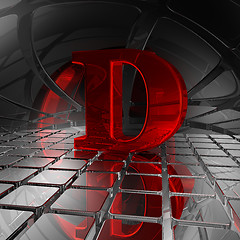 Image showing letter d