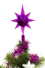 Image showing Decorated christmas tree