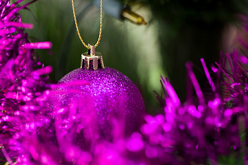 Image showing Decorated christmas tree