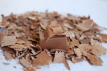 Image showing A piece of chocolate