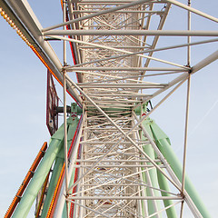 Image showing Old ferris wheel