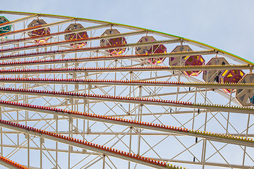 Image showing Old ferris wheel