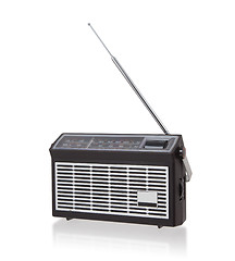 Image showing Portable radio isolated