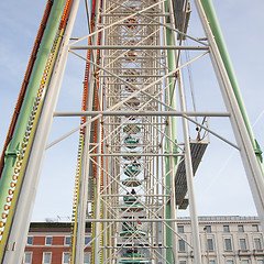 Image showing Old ferris wheel