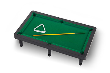 Image showing Miniature billiard table