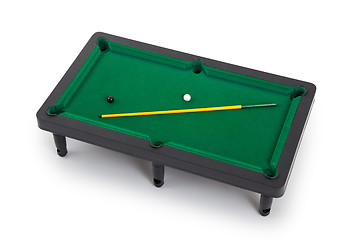 Image showing Miniature billiard table