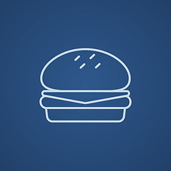 Image showing Hamburger line icon.